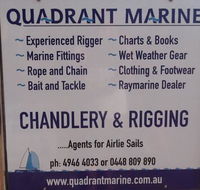 Quadrant Marine Chandlery  Rigging Services - Click Find