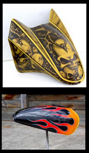 Two Wheel Custom Paint & Air Brushing - Click Find 3