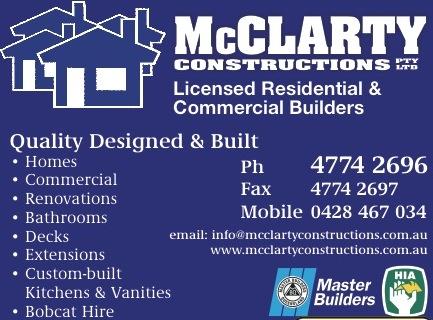 McClarty Constructions Pty Ltd - Click Find 5