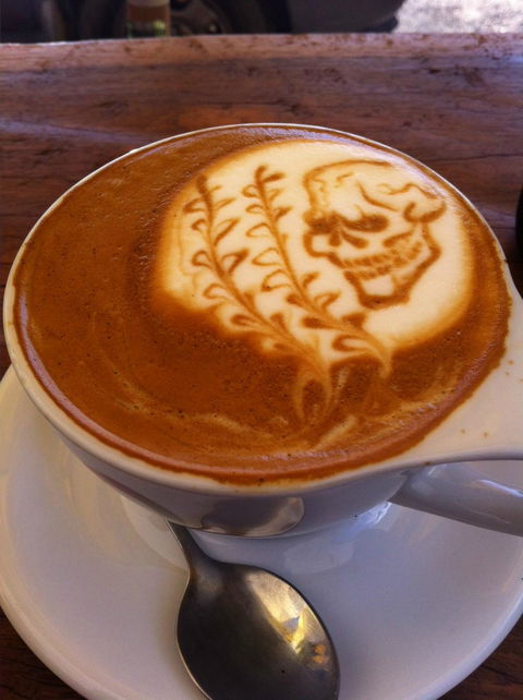 Sipping Duck Coffee Stratford - Lavinia 5