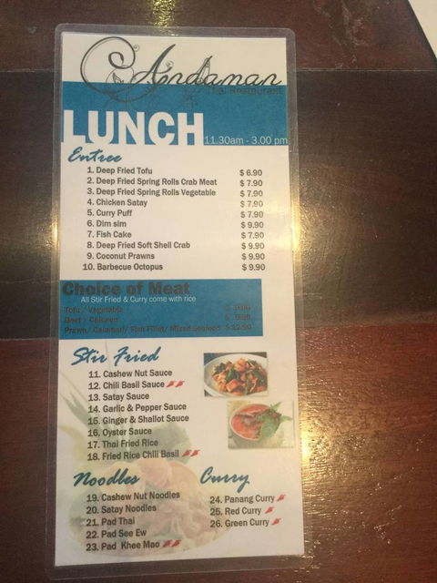 Andaman Thai Restaurant - Click Find 4