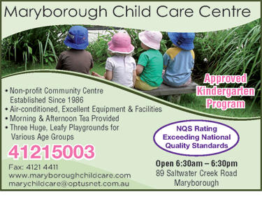 Maryborough Child Care Centre - Lawyer Find 1