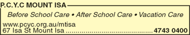 P.C.Y.C Mount Isa - DBD 7