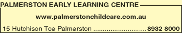 Palmerston Early Learning Centre - Lawyer Find 1