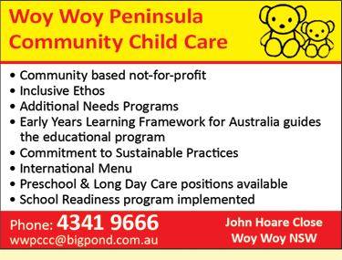 Woy Woy Peninsula Community Child Care - Click Find 1