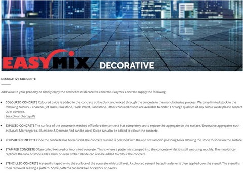 Easy Mix Concrete & Landscape Supplies - Click Find 2