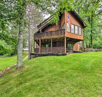 3BR Waterfront Fifty Lakes Home with Dock  Kayaks