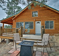 Alpine Cabin on 3 Acres with Mtn View - Steps to Lake