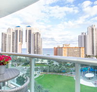 Amazing view in Sunny Isles walking to the Beach