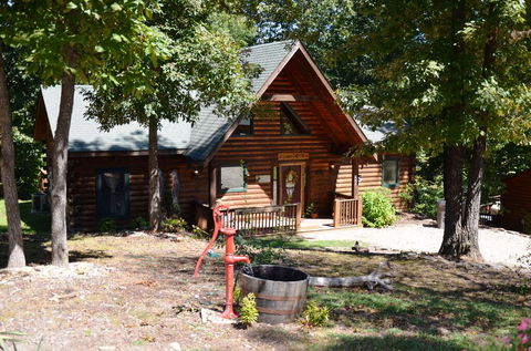 Amazing Wood Log Cabin Pvt Hot Tub In Woods WIFI Fireplace Camp Budd Near Big Cedar - Bridge Guide 2