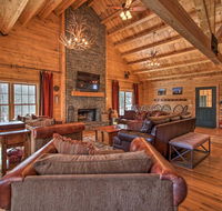 Cabin with Climbing Wall  Game Room 5 Mi to Mt Snow