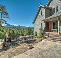 Hilltop Home with Panoramic Forest  Mountain Views