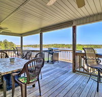 House with Dock  Slide Situated on Lake Sinclair