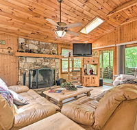 Isolated Cabin with Fire Pit and Forest View