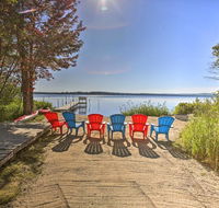 Lakefront Interlochen House with Dock  Kayaks