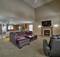 Large Cleveland Home with Fire Pit Backyard  Bar