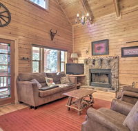 Log Cabin with Mountain Views about 30Mi to Pikes Peak