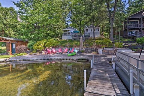 NEW Waterfront Lake Cabin W/ Boat Dock & Fire Pit! - Bet 4u 1