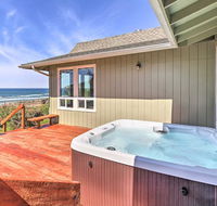 Oceanfront Home with Seal Rock Beach Access Hot Tub