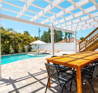 Poolside Palms near Beach with Private Pool home