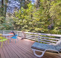 Riverfront Cottage in Redwoods w/ Decks  Beach