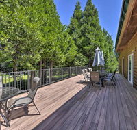 Secluded Mtn Home with Large Deck Fireplace