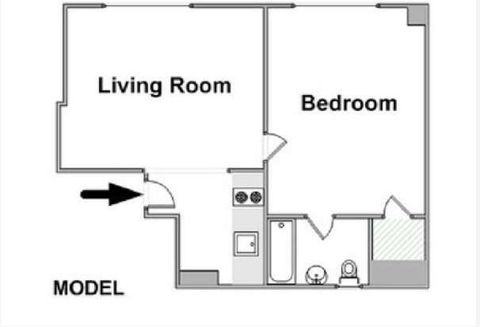 Stunning 1 Bedroom Rental In Midtown East - Click Find 0